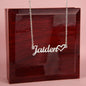 To My Lovely Granddaughter | Someday | Personalized Name with Heart Necklace