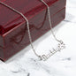Name Necklace With Paw Print