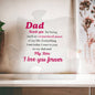 Dad | Such An Important Piece | Acrylic Puzzle Plaque