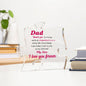 Dad | Such An Important Piece | Acrylic Puzzle Plaque