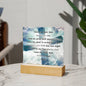 Children's Prayer Night Light 2 | "God, Hold My Hand" | Multi-Color LED Modes