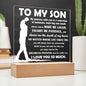 Son | Unwavering Belief | Acrylic Plaque