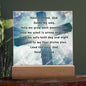 Children's Prayer Night Light 2 | "God, Hold My Hand" | Multi-Color LED Modes