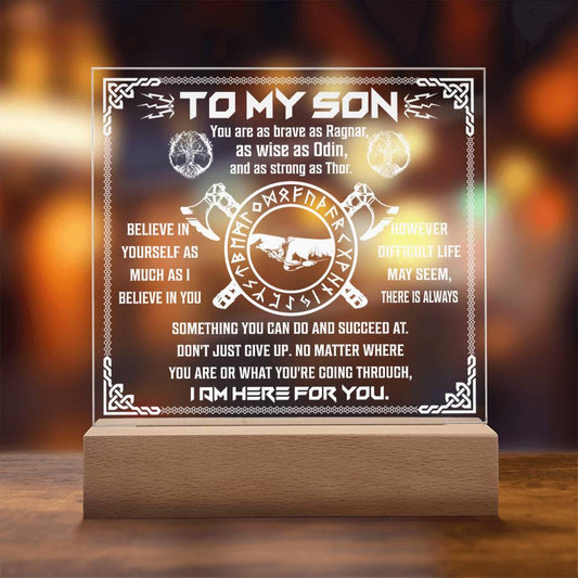 Son | I Am Here | Acrylic Plaque