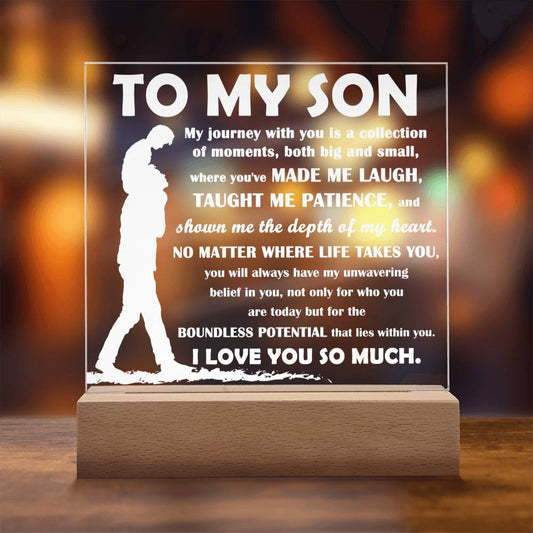 Son | Unwavering Belief | Acrylic Plaque