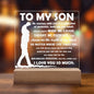 Son | Unwavering Belief | Acrylic Plaque