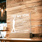 Son | Unwavering Belief | Acrylic Plaque