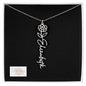 Personalized Flower Name Necklace