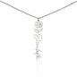 To My Lovely Daughter | Personalized Flower Name Necklace | Love Dad