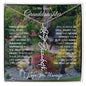 To My Lovely Granddaughter | "Once Upon A Time...Flower Garden | Personalized Birth Flower Necklace