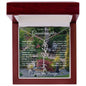 To My Lovely Granddaughter | "Once Upon A Time...Flower Garden | Personalized Birth Flower Necklace