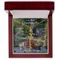 To My Lovely Granddaughter | "Once Upon A Time...Flower Garden | Personalized Birth Flower Necklace