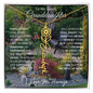 To My Lovely Granddaughter | "Once Upon A Time...Flower Garden | Personalized Birth Flower Necklace