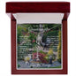 To My Lovely Granddaughter | "Once Upon A Time...Flower Garden | Personalized Birth Flower Necklace