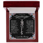 To My Lovely Granddaughter | Once Upon A Time... | Birth Flower Name Necklace