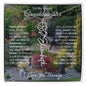 To My Lovely Granddaughter | "Once Upon A Time...Flower Garden | Personalized Birth Flower Necklace