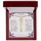 To My Lovely Granddaughter | "Once Upon a Time..." | Personalized Birth Flower Name Necklace wpp