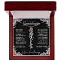To My Lovely Granddaughter | Once Upon A Time... | Birth Flower Name Necklace