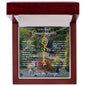 To My Lovely Granddaughter | "Once Upon A Time...Flower Garden | Personalized Birth Flower Necklace