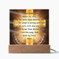 Children's Prayer Night Light 3 | "God, Hold My Hand" | Multi-Color LED Modes