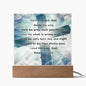 Children's Prayer Night Light 2 | "God, Hold My Hand" | Multi-Color LED Modes