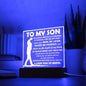 Son | Unwavering Belief | Acrylic Plaque
