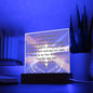 Children's Prayer Night Light | "God, Hold My Hand" | Multi-Color LED Modes