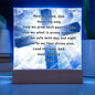 Children's Prayer Night Light 2 | "God, Hold My Hand" | Multi-Color LED Modes