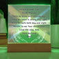 Children's Prayer Night Light | "God, Hold My Hand" | Multi-Color LED Modes