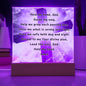 Children's Prayer Night Light 2 | "God, Hold My Hand" | Multi-Color LED Modes