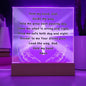 Children's Prayer Night Light | "God, Hold My Hand" | Multi-Color LED Modes