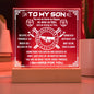 Son | I Am Here | Acrylic Plaque