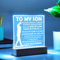 Son | Unwavering Belief | Acrylic Plaque