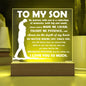 Son | Unwavering Belief | Acrylic Plaque