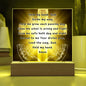 Children's Prayer Night Light 3 | "God, Hold My Hand" | Multi-Color LED Modes