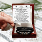Dad | Through My Eyes | Love You Forever Bracelet