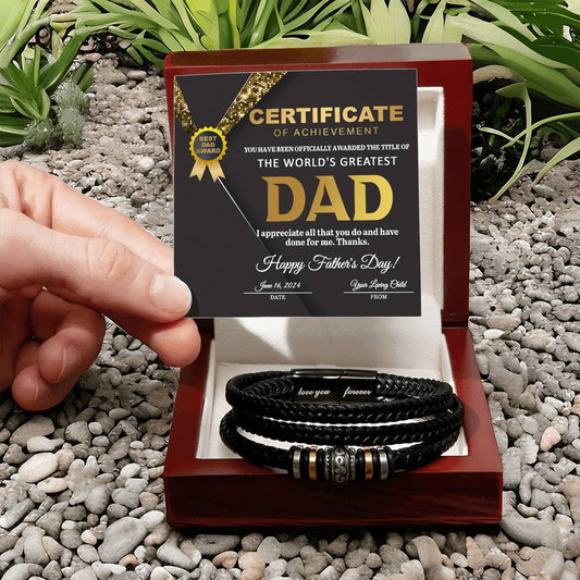 Dad | The Title Of | Love You Forever Bracelet