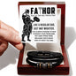 Dad | Warrior Dad | Love You Forever Bracelet