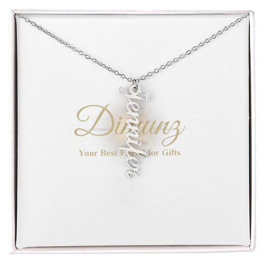 Multi Vertical Name Necklace
