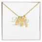 Multi Vertical Name Necklace