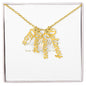Multi Vertical Name Necklace
