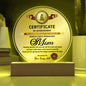 Mom | World's Most Marvelous | Circle Acrylic