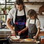 Dad | Top Dad | Apron with F-14 Silhouettes | Black