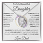 To My Beautiful Daughter | "I Filled It With My Love and Light" Love Dad | Forever Love Necklace