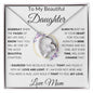 To My Beautiful Daughter | "I Filled it With My Love and Light" Love Mom | Forever Love Necklace