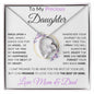 To My Precious Daughter | "Once Upon a Time..." | Forever Love Necklace | Love Mom & Dad