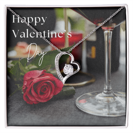 To My Valentine | 3 Words | Forever Love Necklace