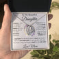 To My Beautiful Daughter | "I Filled it With My Love and Light" Love Mom | Forever Love Necklace