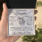 To My Beautiful Daughter | "I Filled It With My Love And Light" Love Mom & Dad | Forever Love Necklace