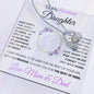 To My Precious Daughter | "Once Upon a Time..." | Forever Love Necklace | Love Mom & Dad